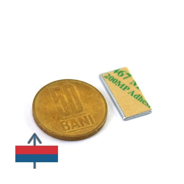 Неодимов магнит блок 20 x 10 x 1 мм 9