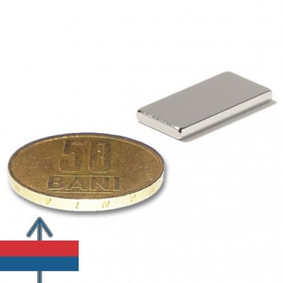 Magnet neodim bloc 20 x 10 x 02 mm 1