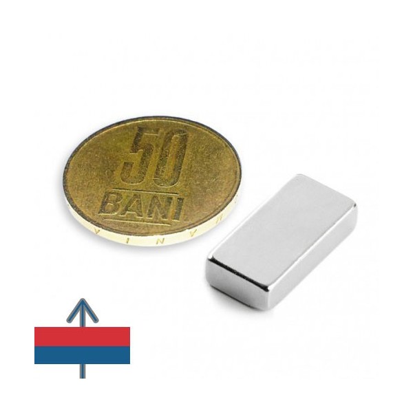 Неодимов магнит блок 20 x 10 x 0.5 мм 1