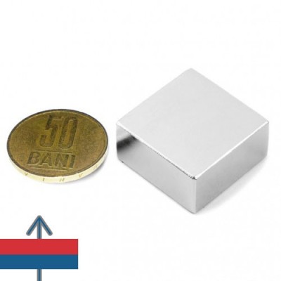 Magnet neodim bloc 25 x 25 x 13 mm 1