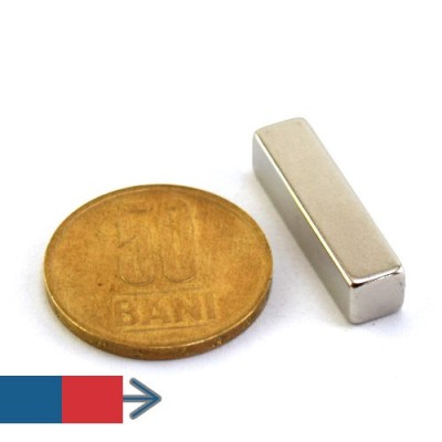 Magnet neodim bloc 25 x 06 x 06 mm 1