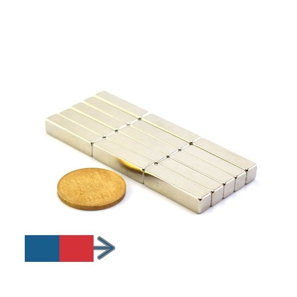 Magnet neodim bloc 25 x 06 x 06 mm 6