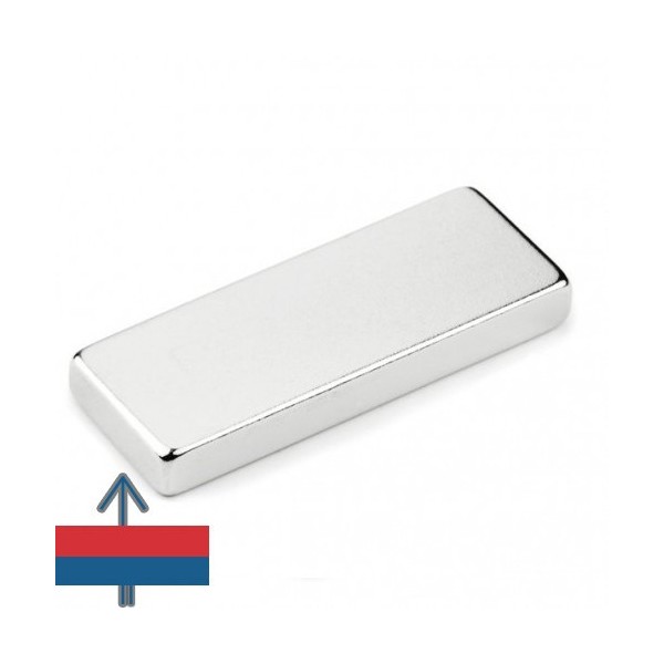 Magnet neodim bloc 40 x 15 x 05 mm 1