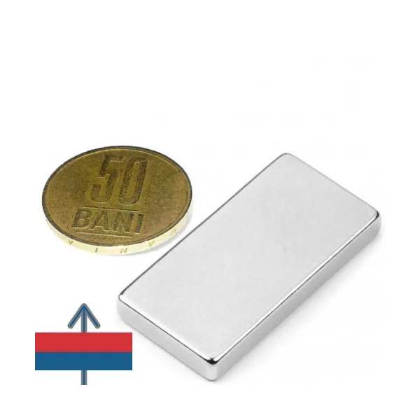 Magnet neodim bloc 40 x 20 x 05 mm 1 Magnet neodim bloc 40 x 20 x 05 mm 1