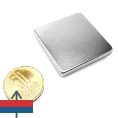 Magnet neodim bloc 40 x 40 x 05 mm 3