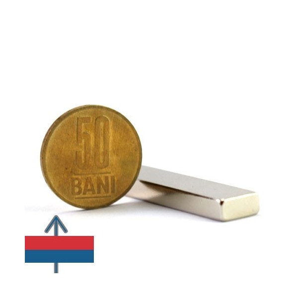 Неодимов магнит блок 50 x 10 x 5 мм 5