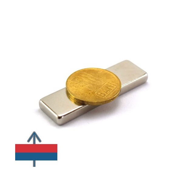 Magnet neodim bloc 50 x 15 x 05 mm 4