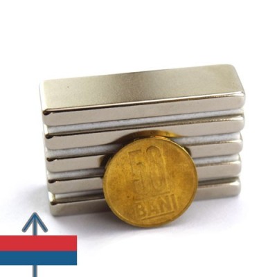 Magnet neodim bloc 50 x 15 x 05 mm 6