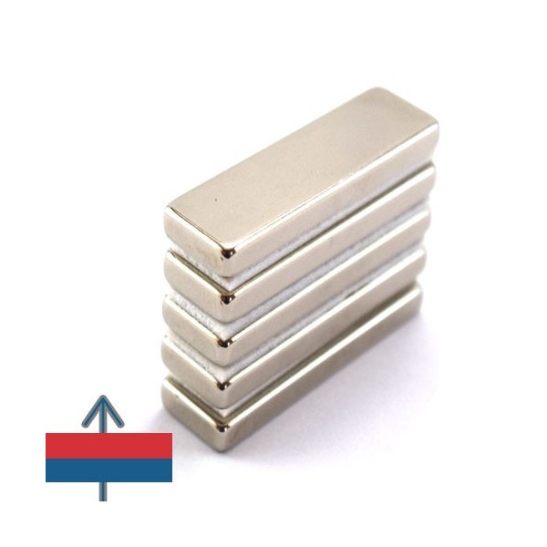 Magnet neodim bloc 50 x 15 x 05 mm 8