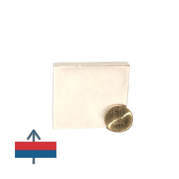 Неодимов магнит блок 60 x 60 x 10 мм 1