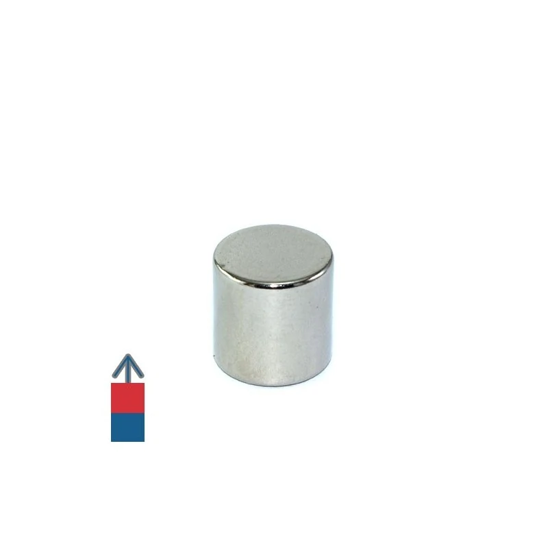 Magnet neodim cilindru 12.7 x 12.7 mm cu magnetizare