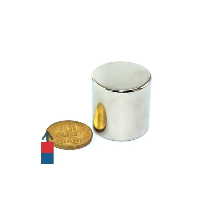 Magnet neodim cilindru 30 x 30 mm 1