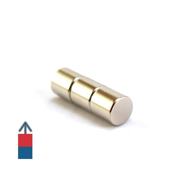 Неодимов магнит цилиндър 8 x 8 мм 3