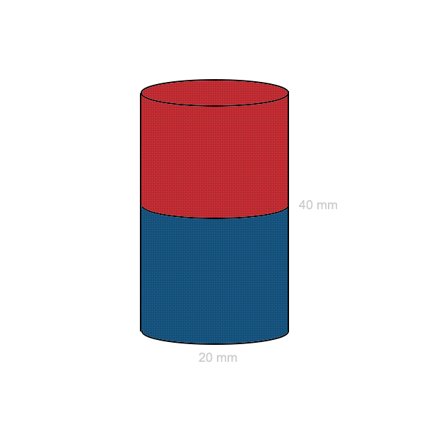 Magnet neodim cilindru 20 x 40 mm C