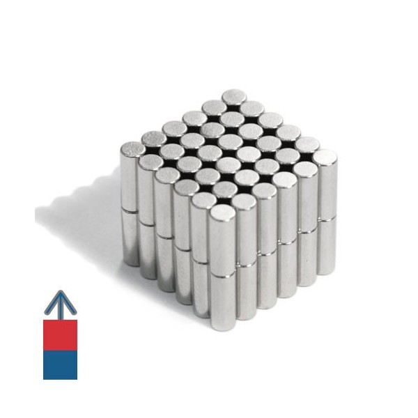 Неодимов магнит цилиндър 3 x 8 мм 2