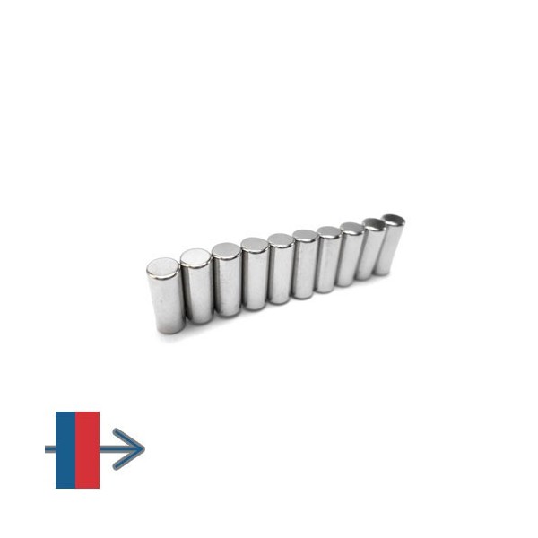 Неодимов магнит цилиндър 4 x 10 мм 2