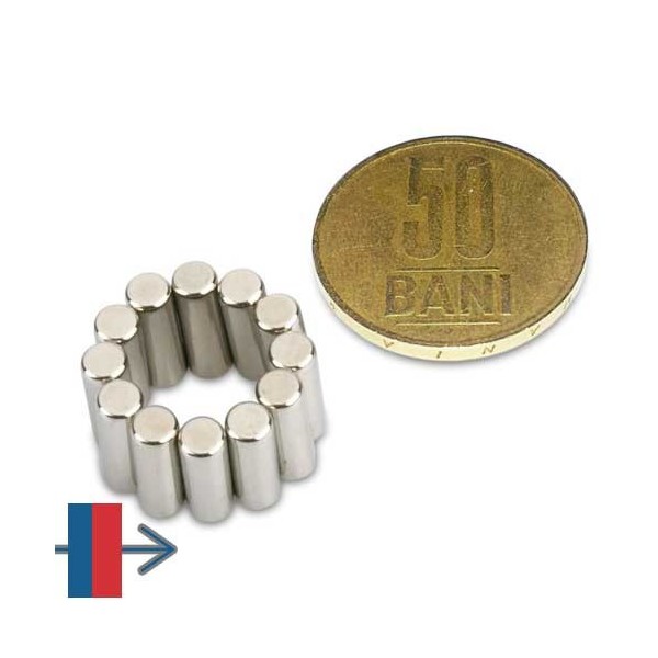 Magnet neodim cilindru 04 x 12 mm 5