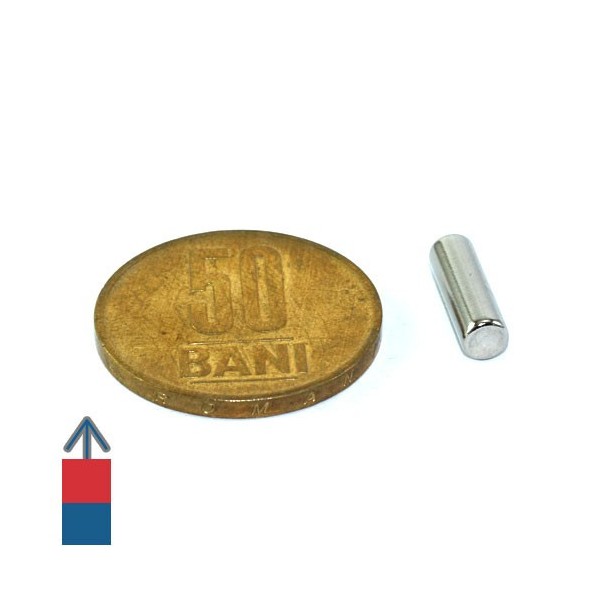 Неодимов магнит цилиндър 4 x 13 мм 1