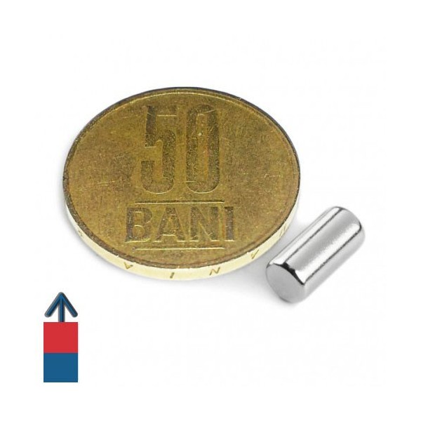 Неодимов магнит цилиндър 5 x 10 мм 1