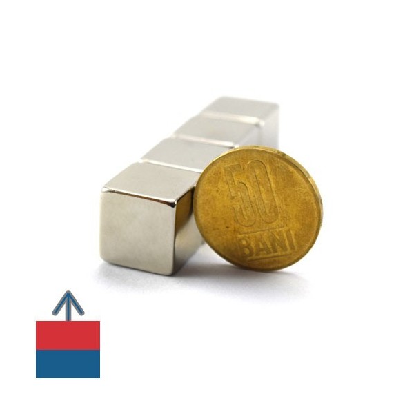 Magnet neodim cub 15 mm 6