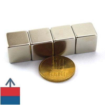 Magnet neodim cub 15 mm 8