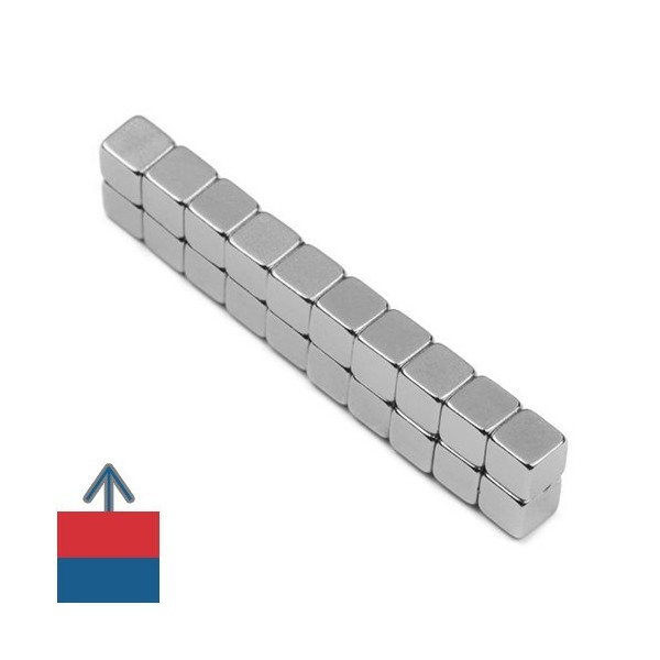 Неодимов магнит куб 3 мм 2