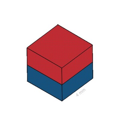 Magnet neodim cub 4 mm C