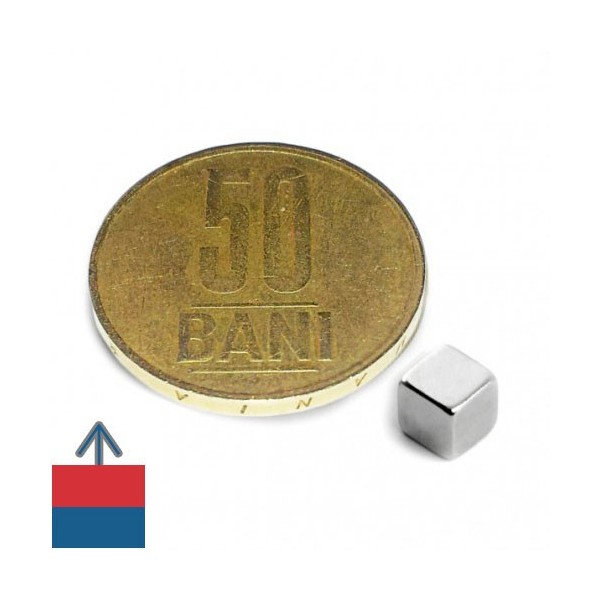 Неодимов магнит куб 5 мм 2