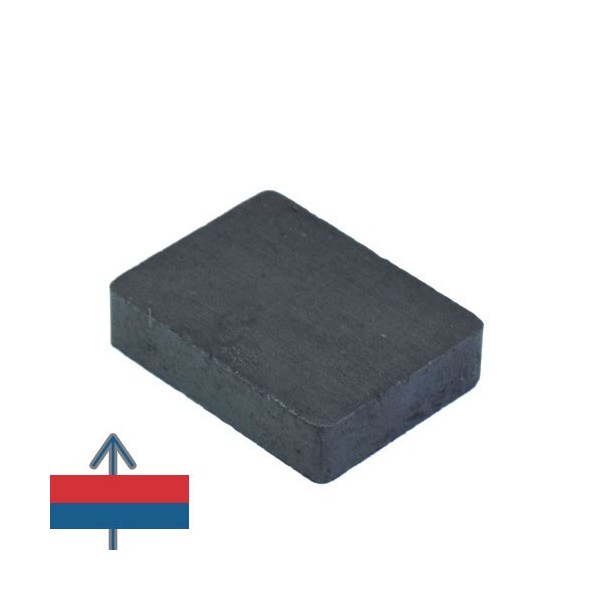 Magnet ferita bloc 25 x 19 x 06 mm 4