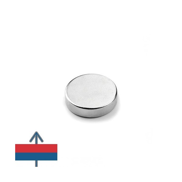 Magnet neodim disc 12 x 03 mm cu magnetizare