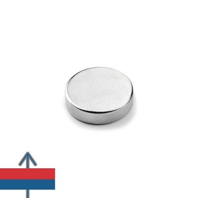 Magnet neodim disc 12 x 04 mm  cu magnetizare